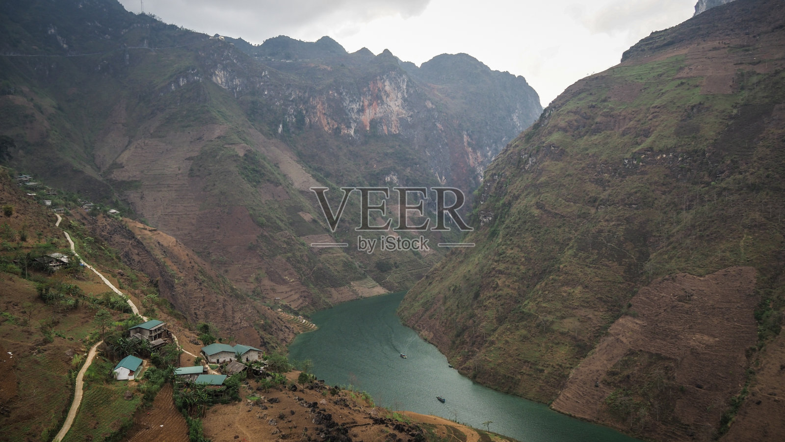 越南北部河江省的风景照片摄影图片