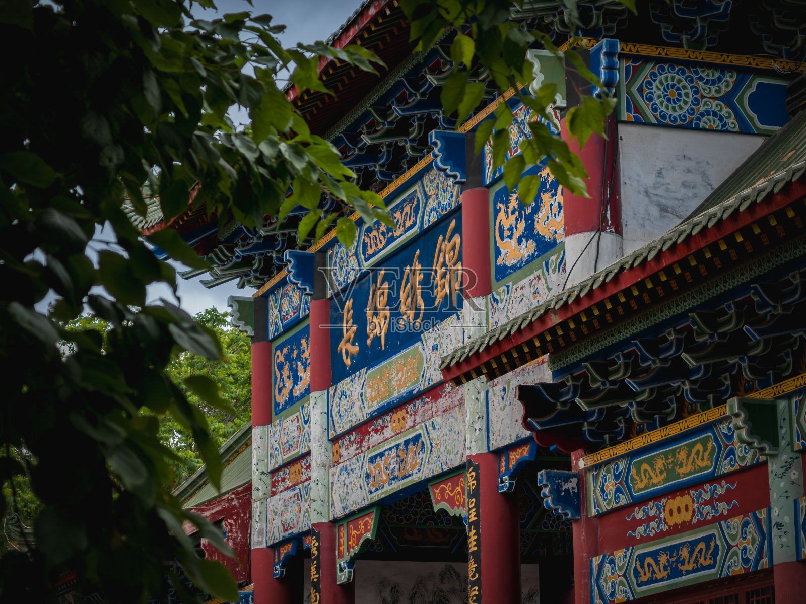 中国长春市金秀公园正门一角照片摄影图片