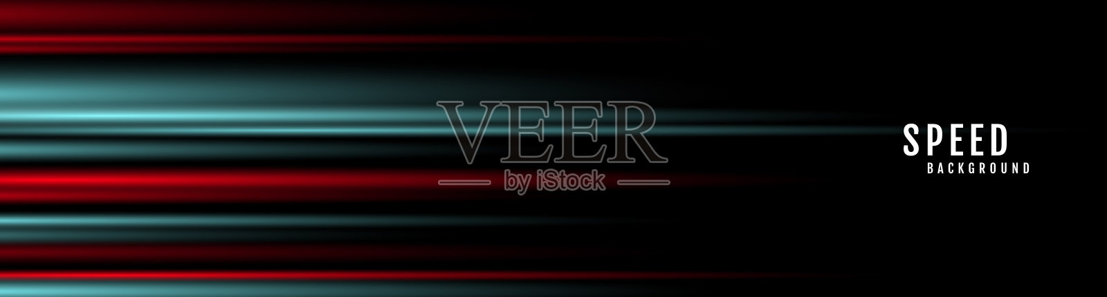 三维彩色技术几何抽象背景上的黑暗空间与线条运动装饰。高速条纹风格。现代平面设计元素概念的网页横幅，传单，卡片，或小册子封面插画图片素材