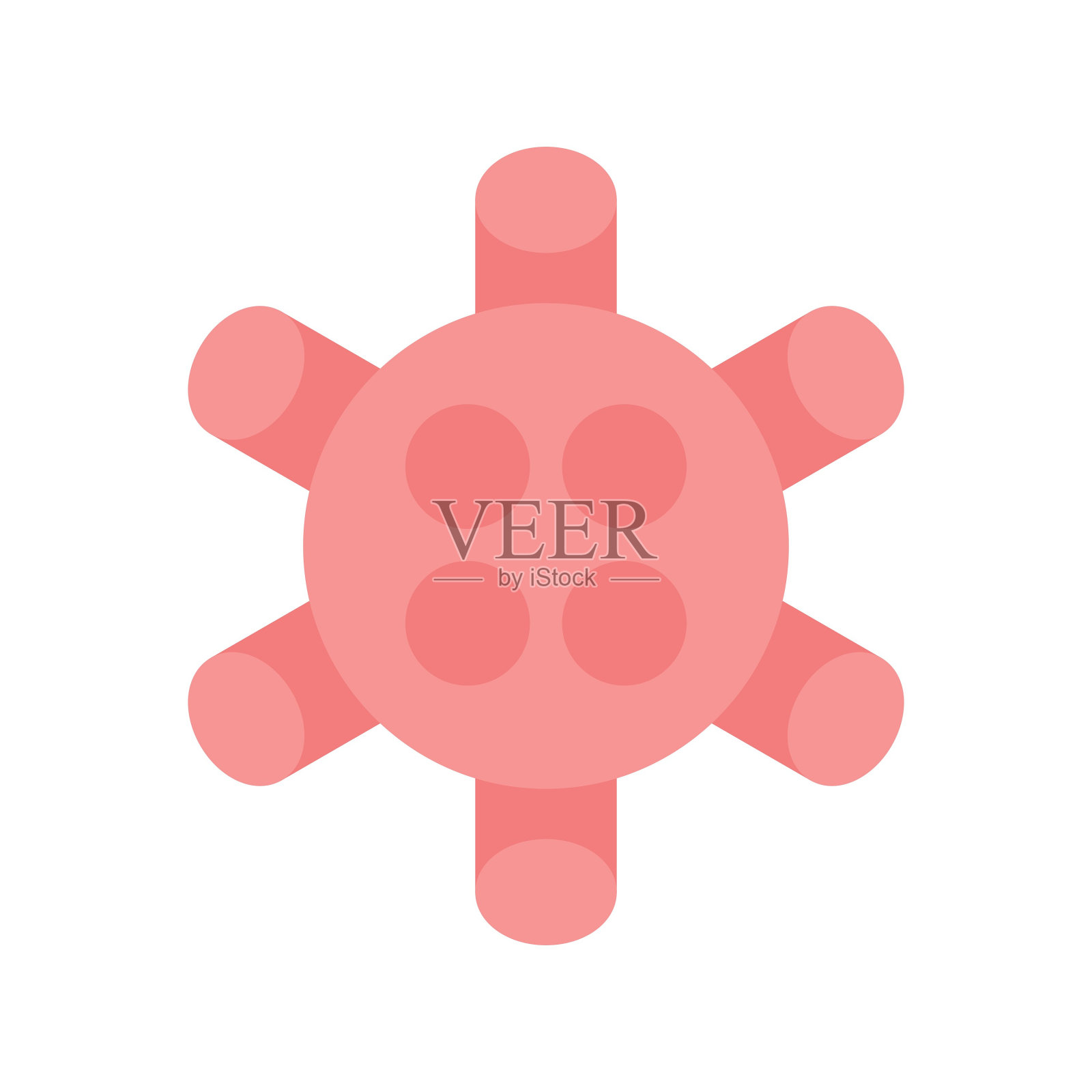 病毒的图标插画图片素材