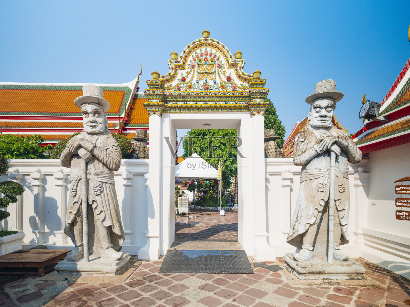 泰国曼谷的卧佛寺照片摄影图片