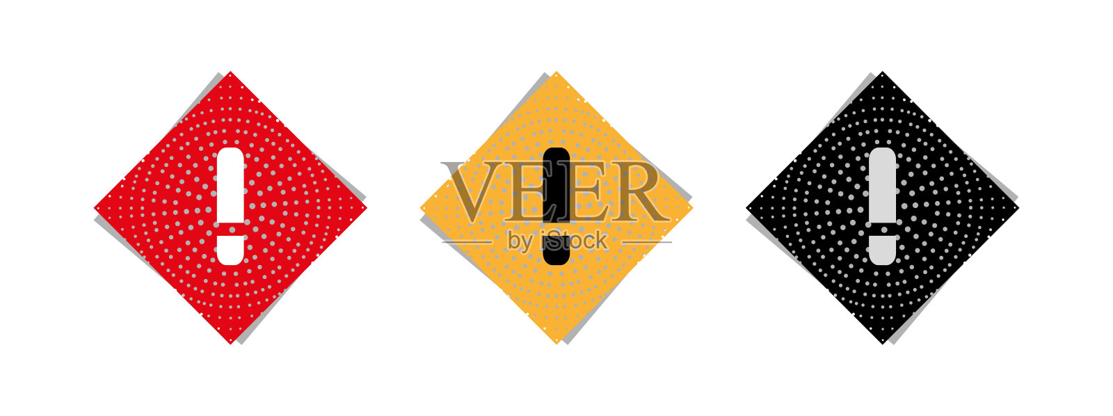 感叹号插画图片素材