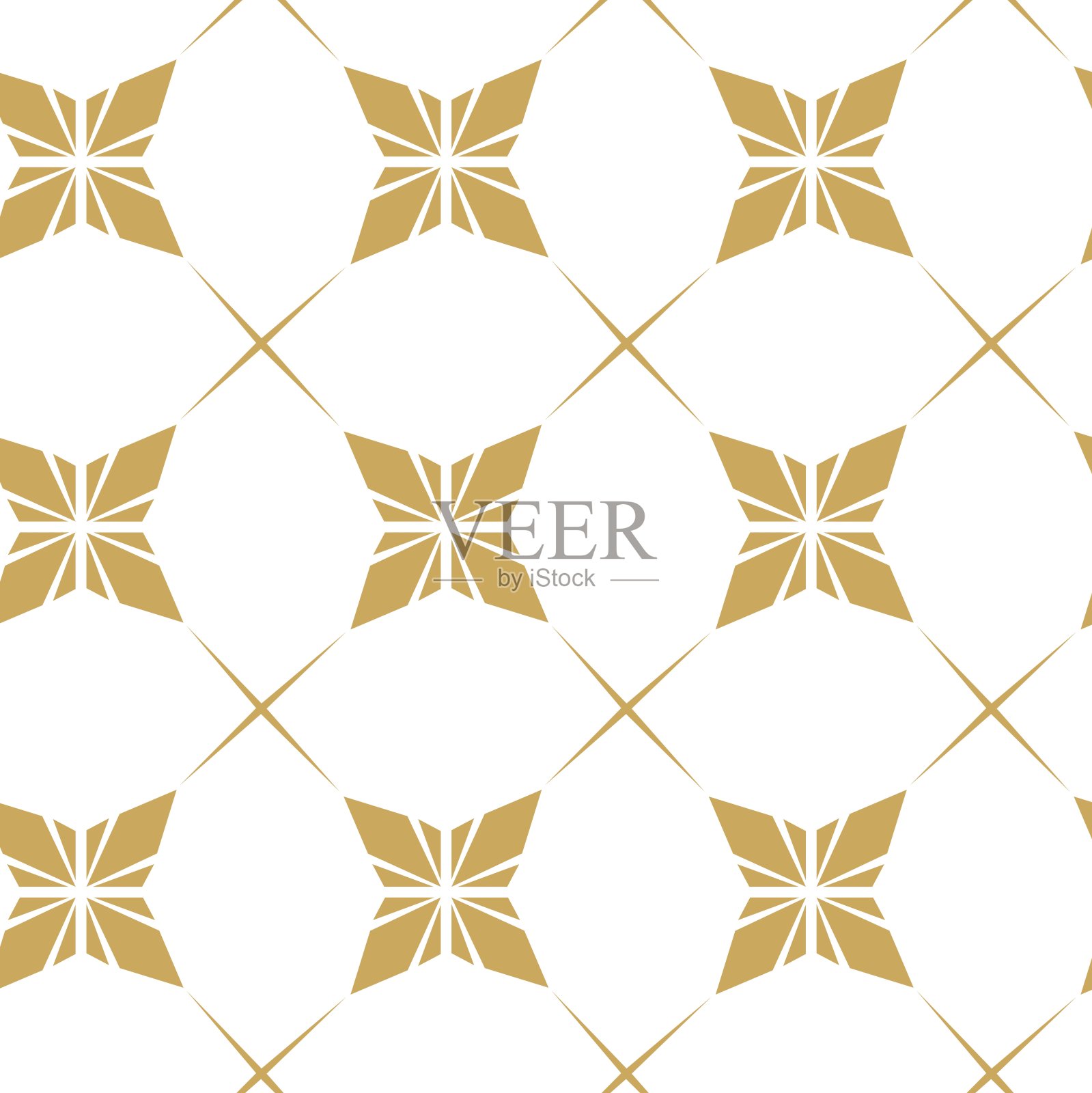 带有条纹、线条的抽象几何图案。插画图片素材