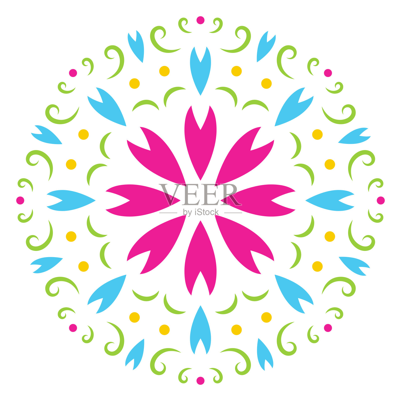 墨西哥装饰设计元素集合插画图片素材