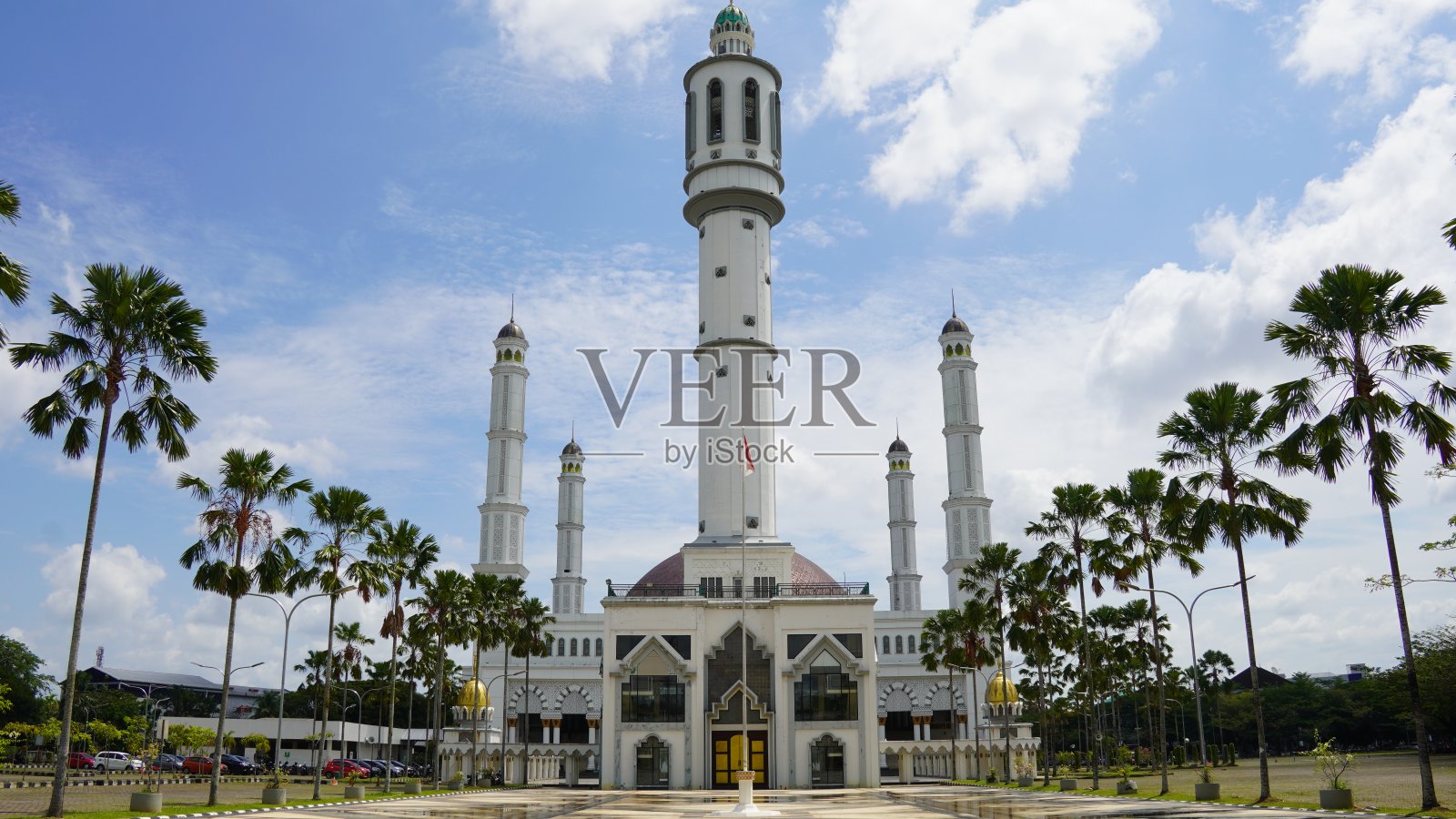 穆扎西丁大清真寺照片摄影图片