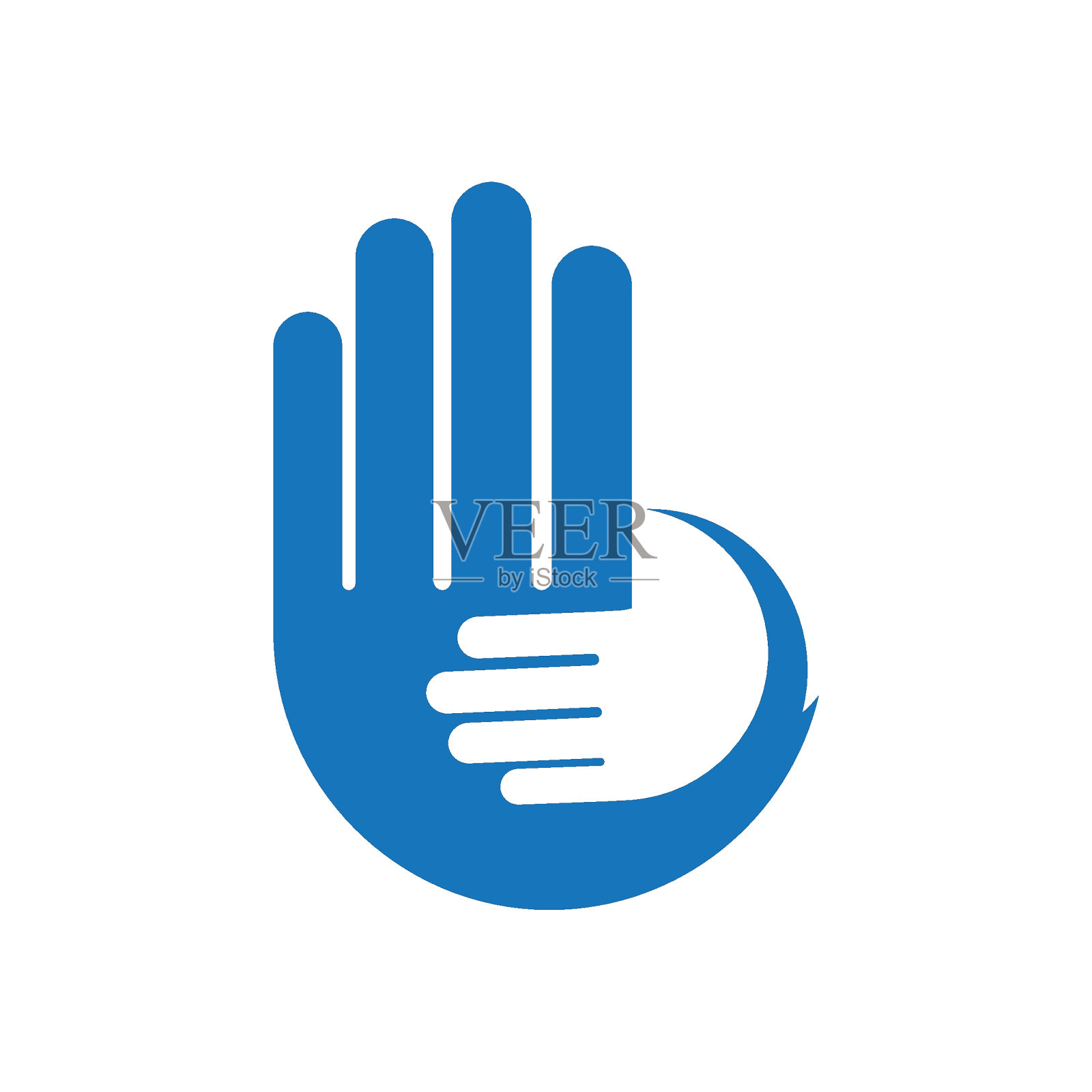 慈善，手，志愿者图标。矢量插图，平面设计。插画图片素材