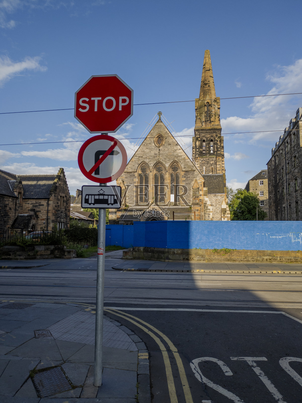 利斯宪法街的前圣詹姆斯(圣公会)教堂照片摄影图片
