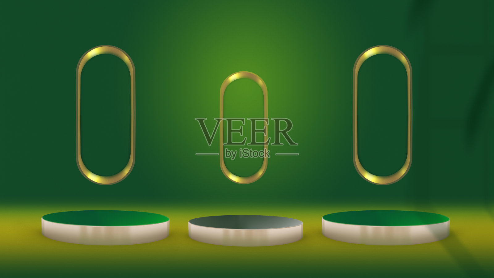 绿色抽象产品背景插画图片素材