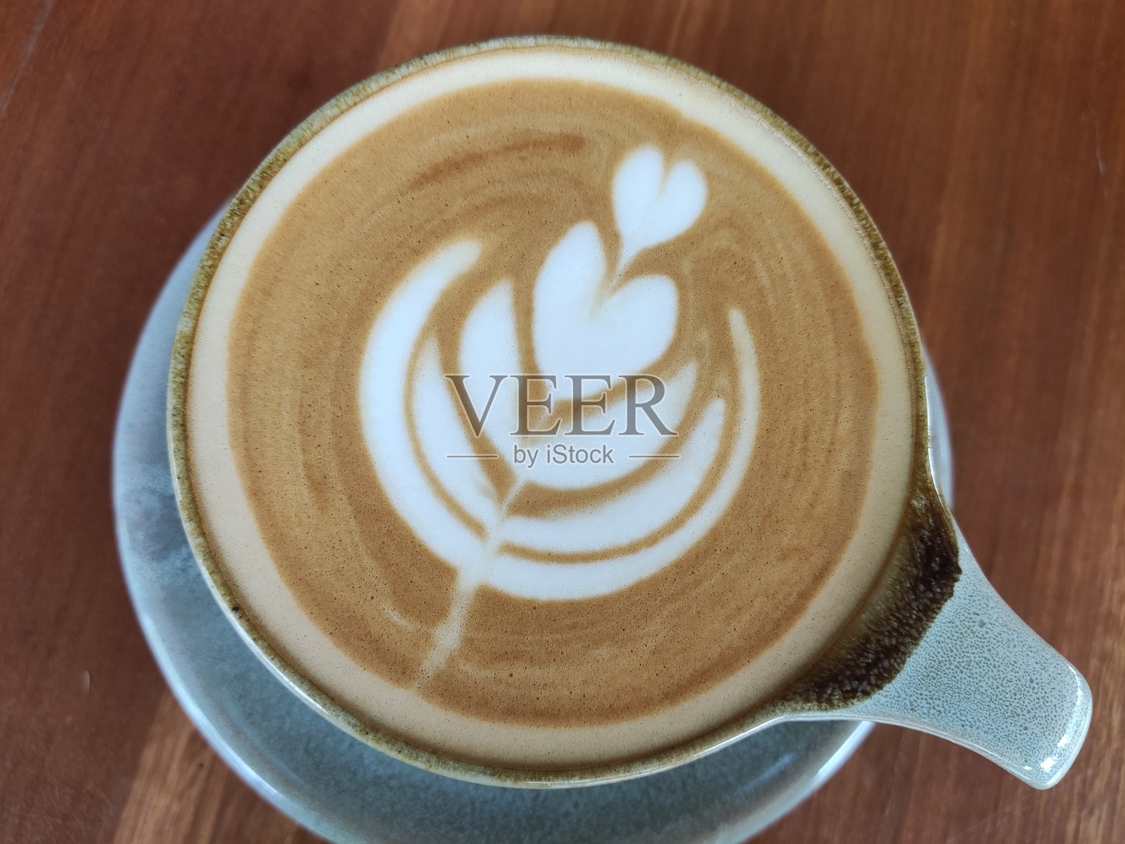 拿铁咖啡照片摄影图片