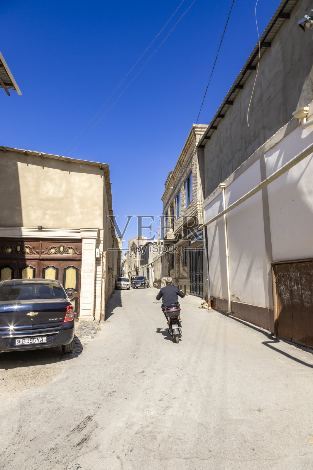 乌兹别克斯坦布哈拉的居民区照片摄影图片