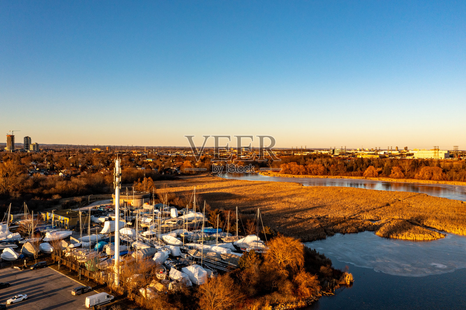 加拿大安大略省皮克林的海滨公园照片摄影图片