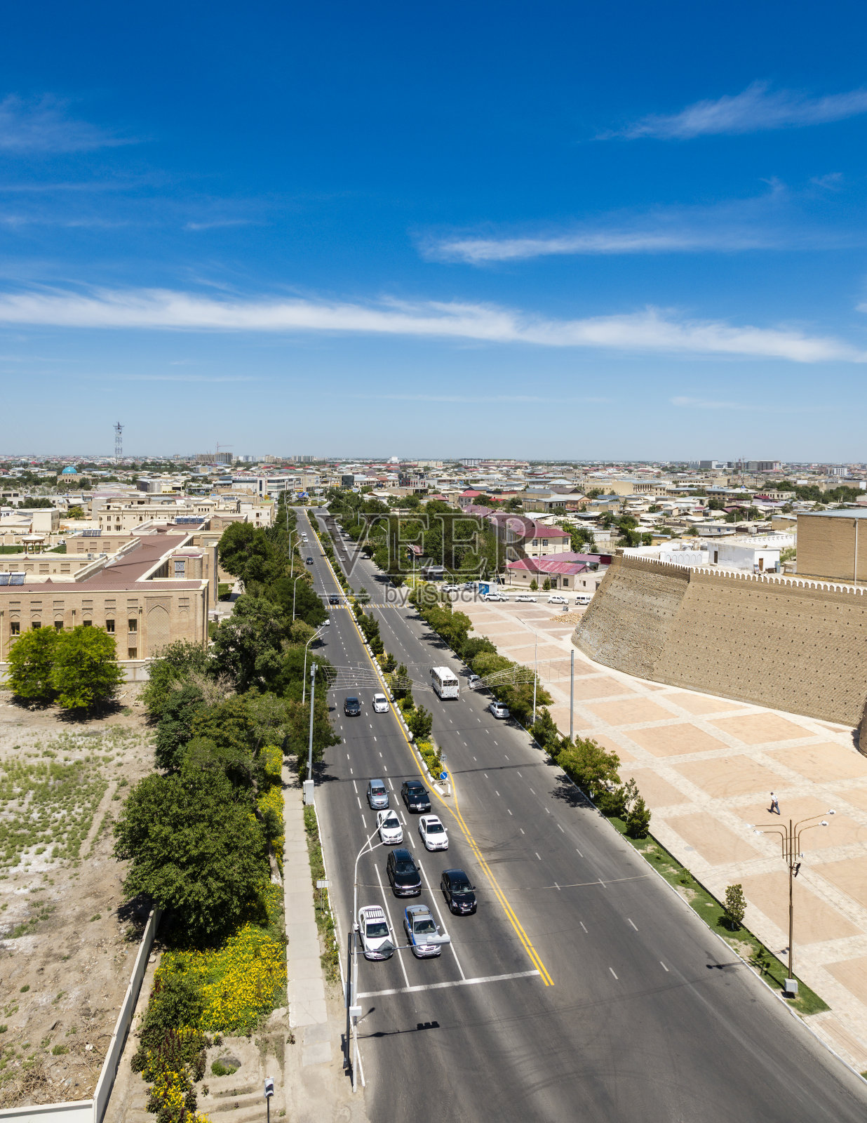 布哈拉的城市照片摄影图片