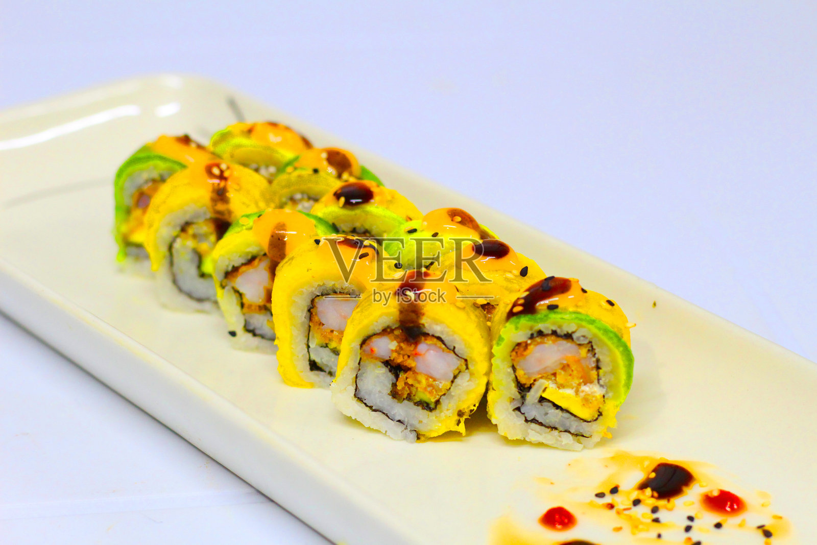 美味的寿司照片摄影图片