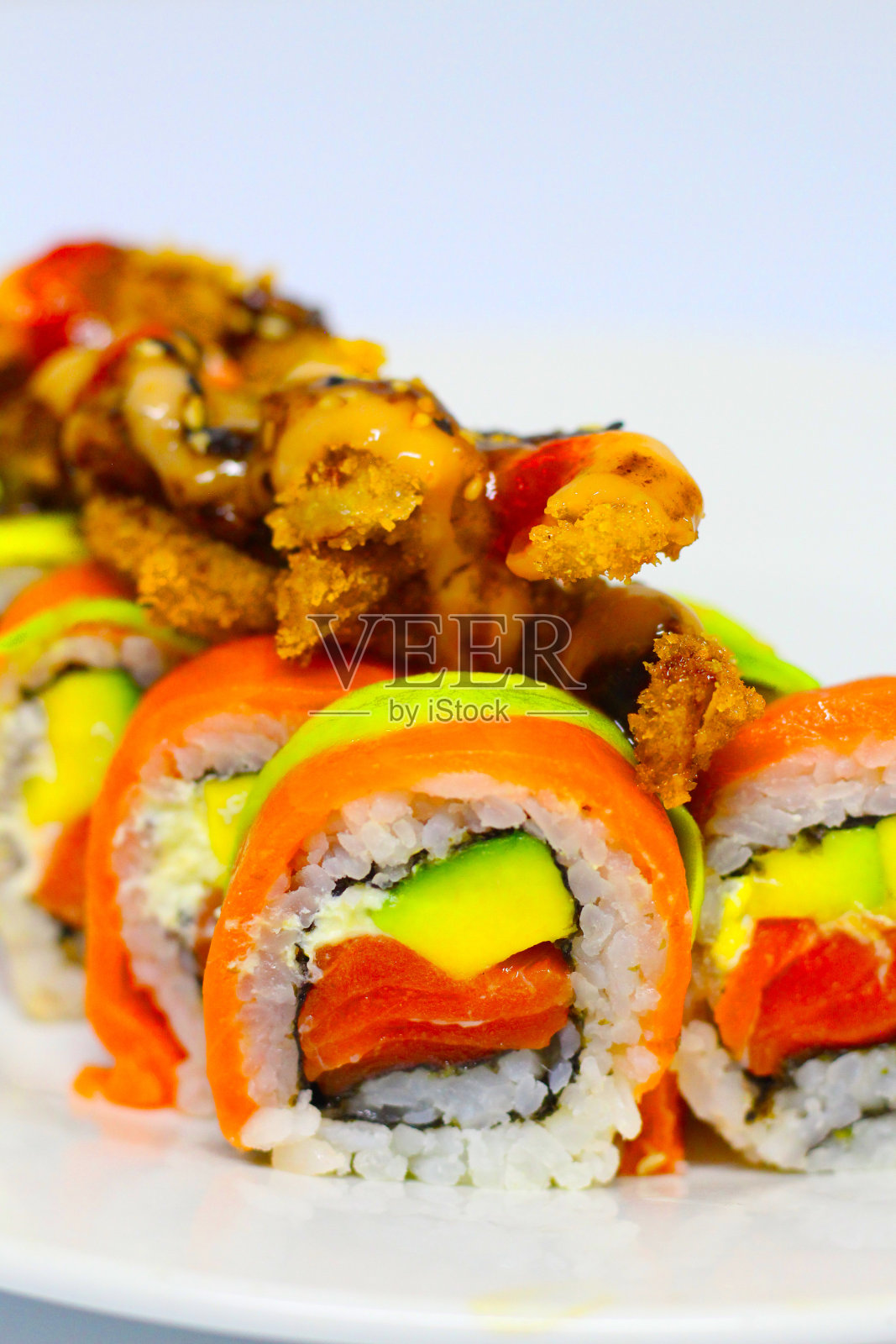 美味的寿司照片摄影图片