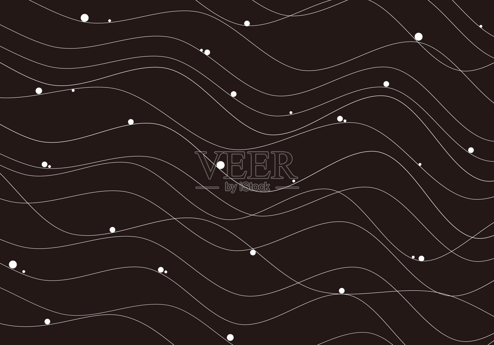 抽象波浪线图案背景插画图片素材