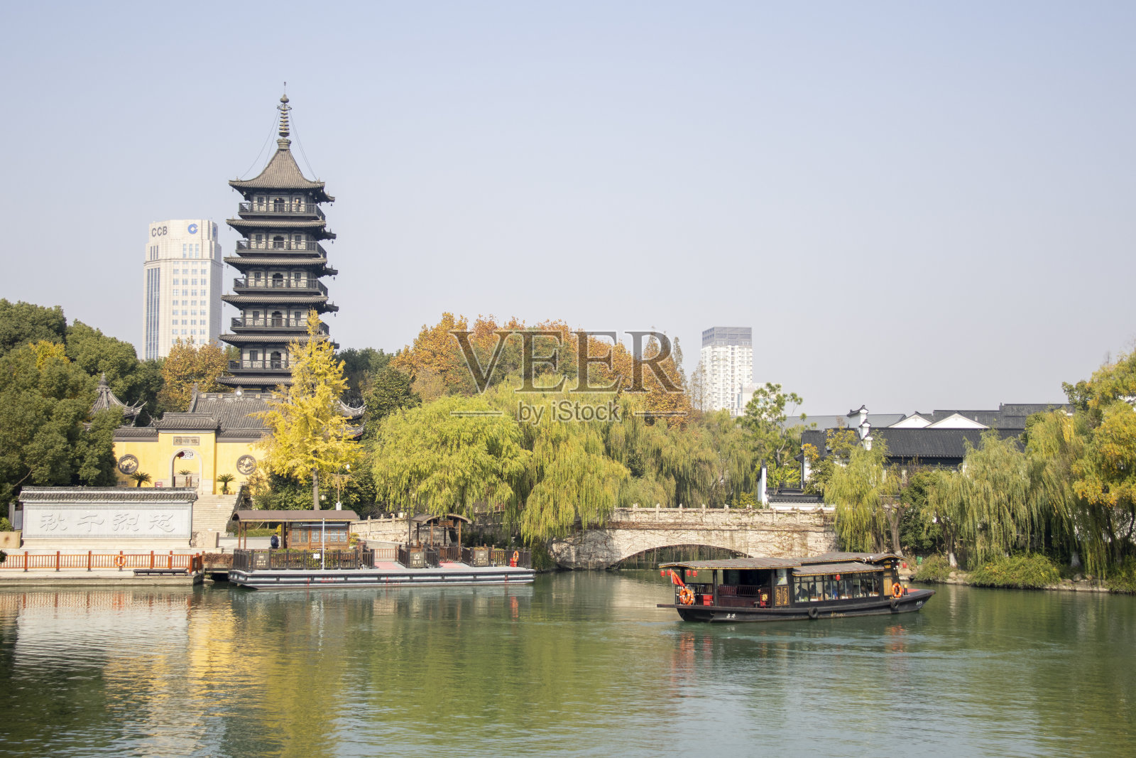 嘉兴南湖风景区风景秀丽照片摄影图片