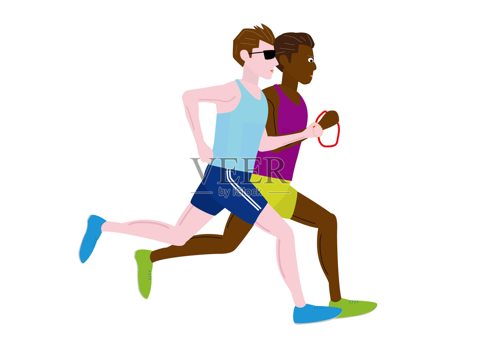 帕拉竞技插画图片素材