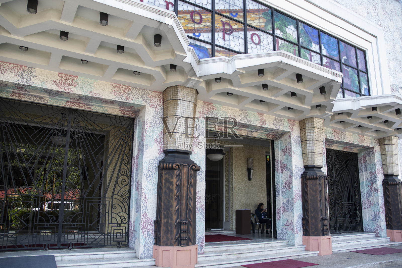 菲律宾马尼拉大都会剧院历史标志照片摄影图片