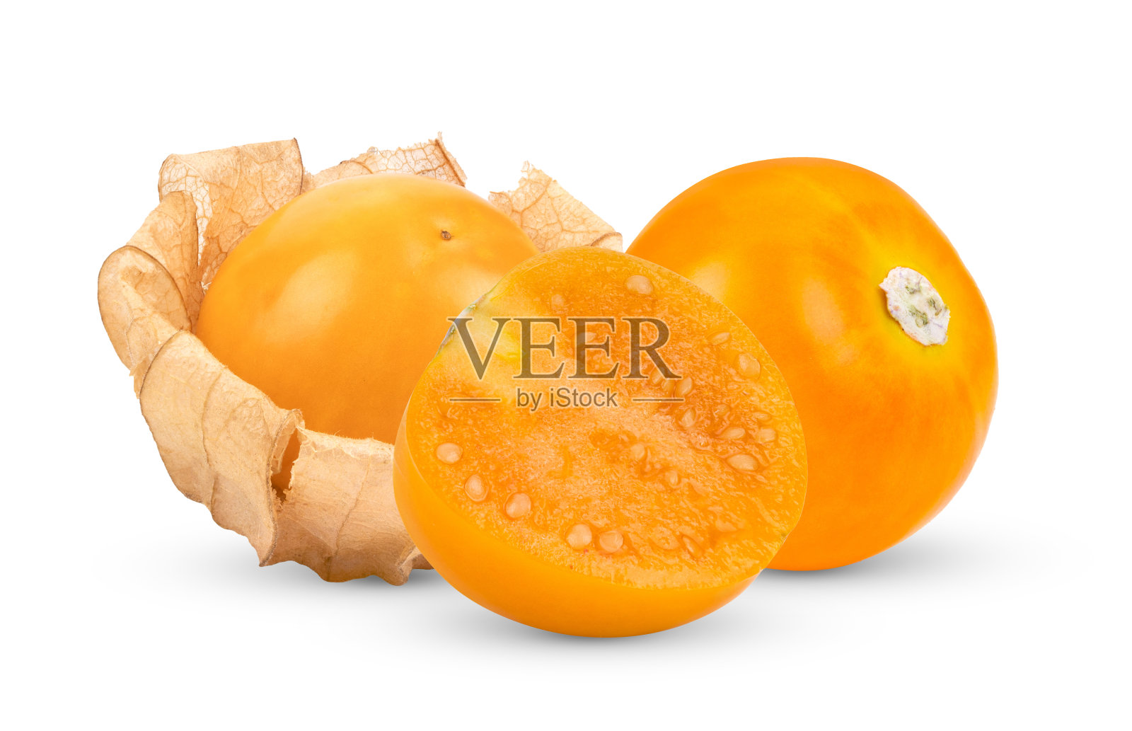 白色背景上的醋栗角照片摄影图片