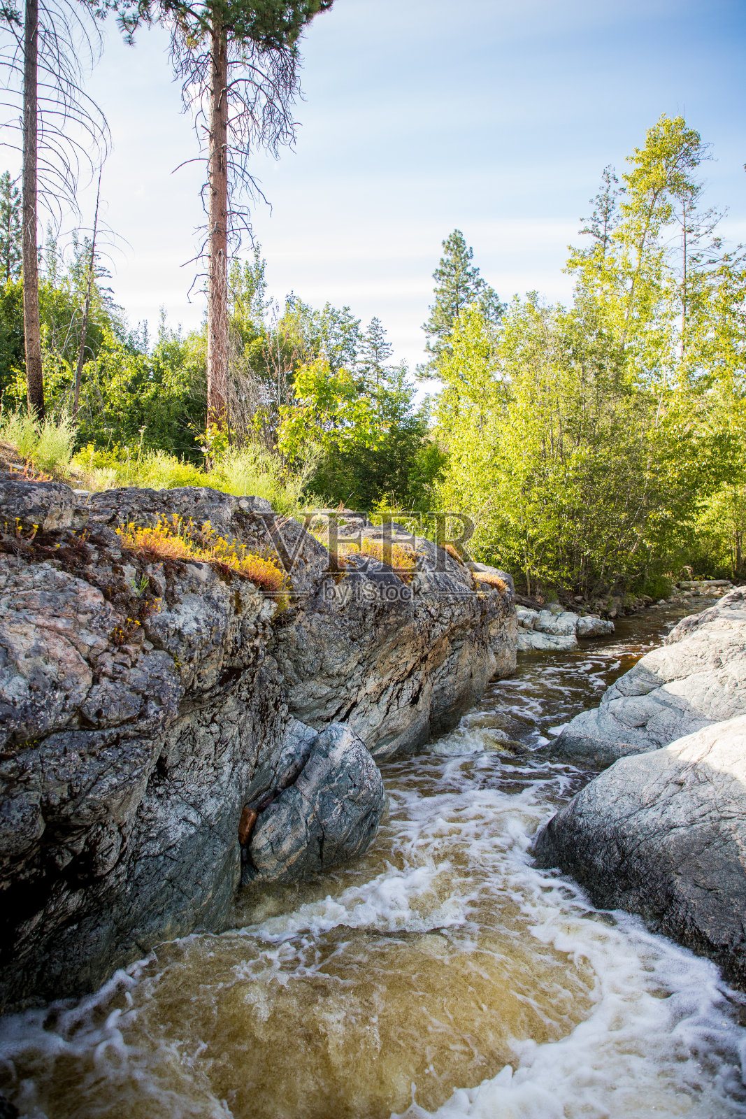奥肯那根山谷，基洛纳，夏天，风景，日落，葡萄园，果园，湖泊，山脉，美丽，自然，全景，景色，宁静，宁静，令人叹为观止，黄金时刻，黄昏，充满活力，色彩，天空，水，反射，起伏的丘陵照片摄影图片