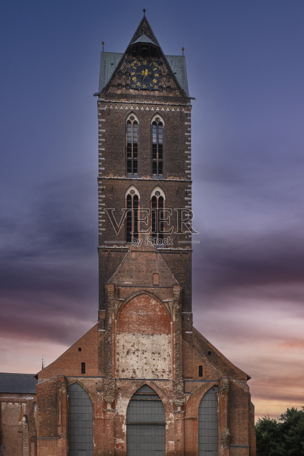 维斯马的圣玛丽教堂照片摄影图片