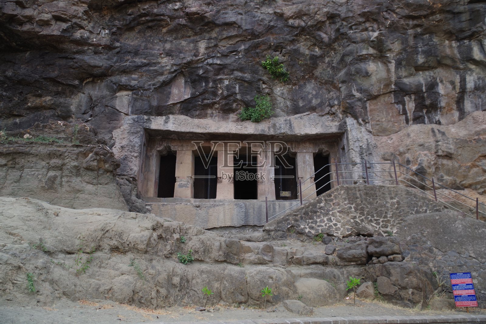 印度的奥兰加巴德洞穴照片摄影图片