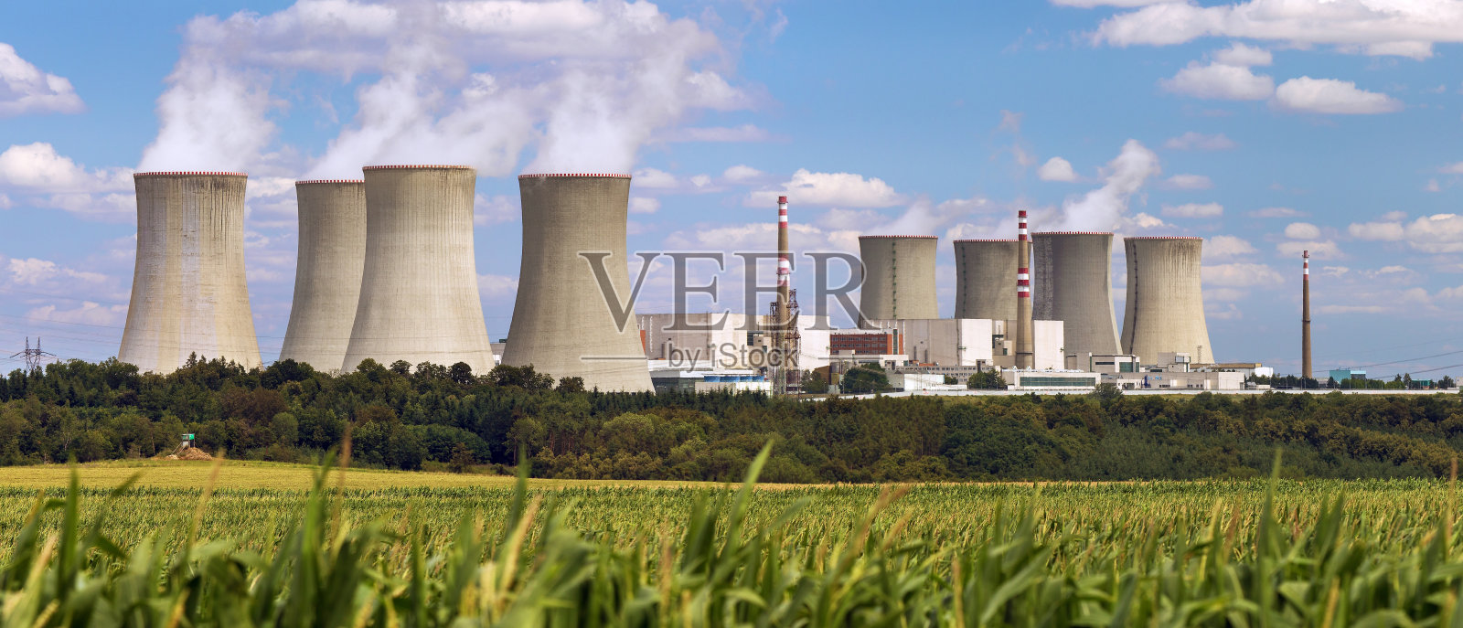 核电厂杜科瓦尼-捷克共和国照片摄影图片