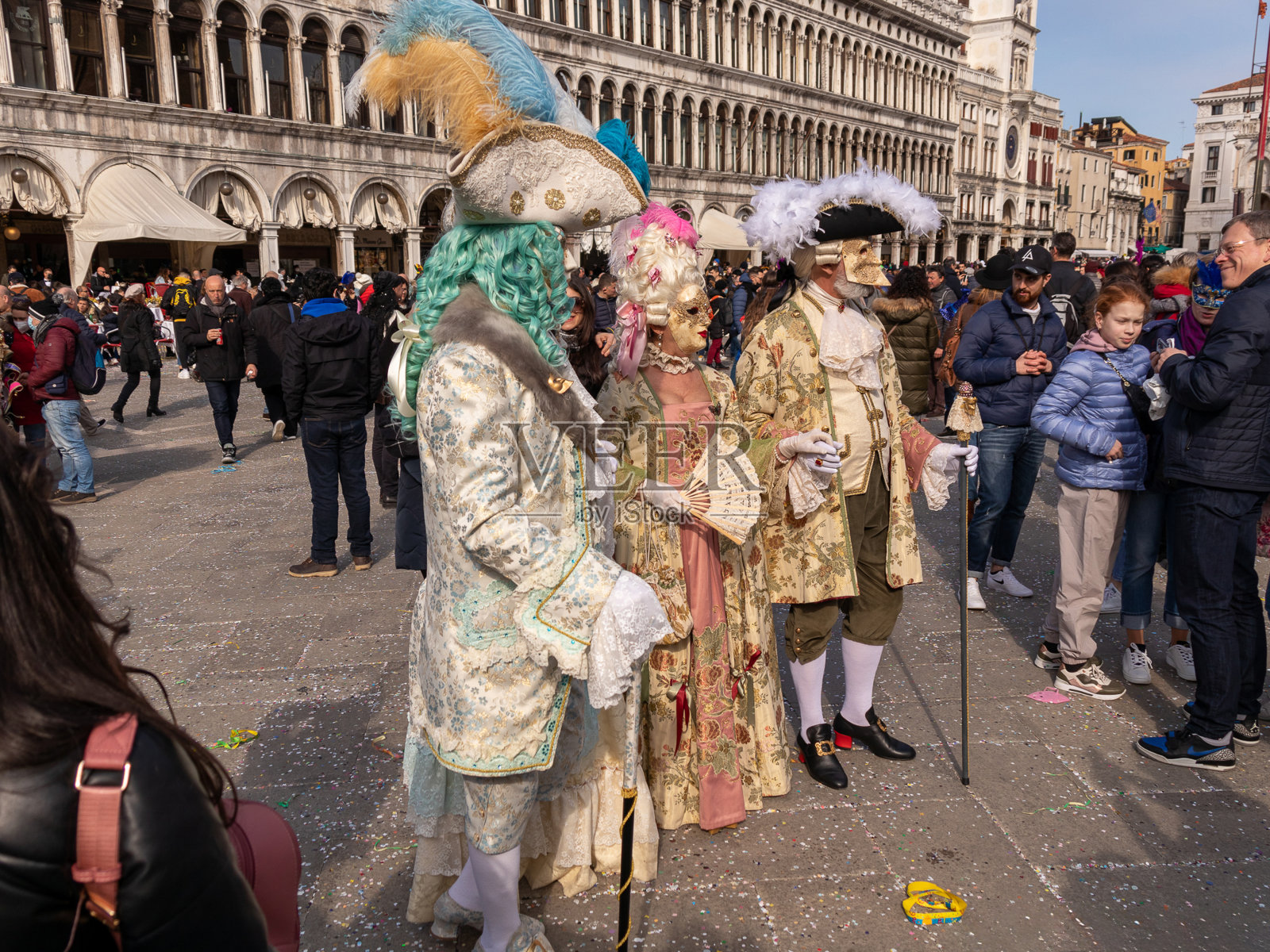 2022年威尼斯狂欢节照片摄影图片