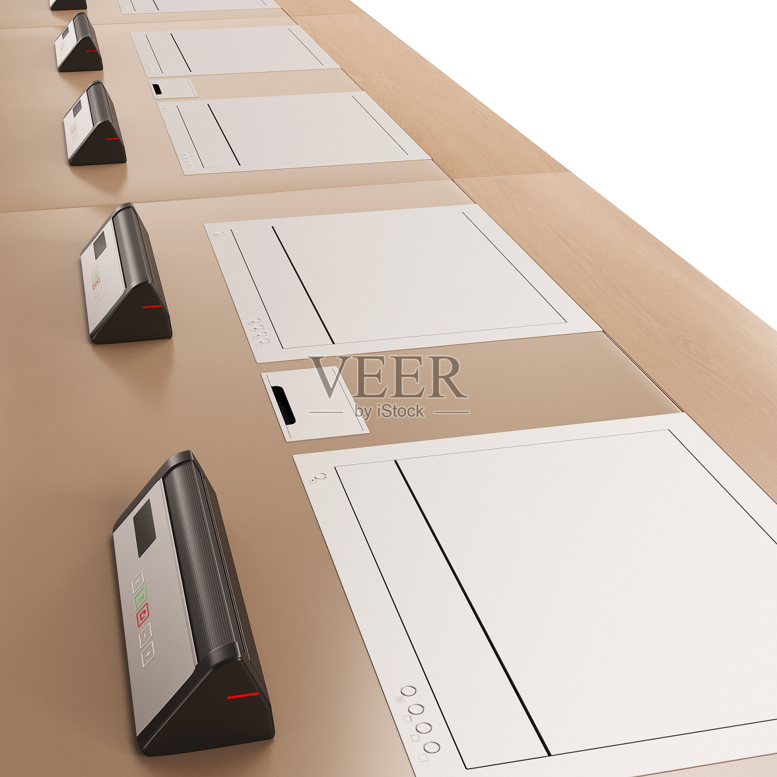 现代会议桌的3d渲染照片摄影图片