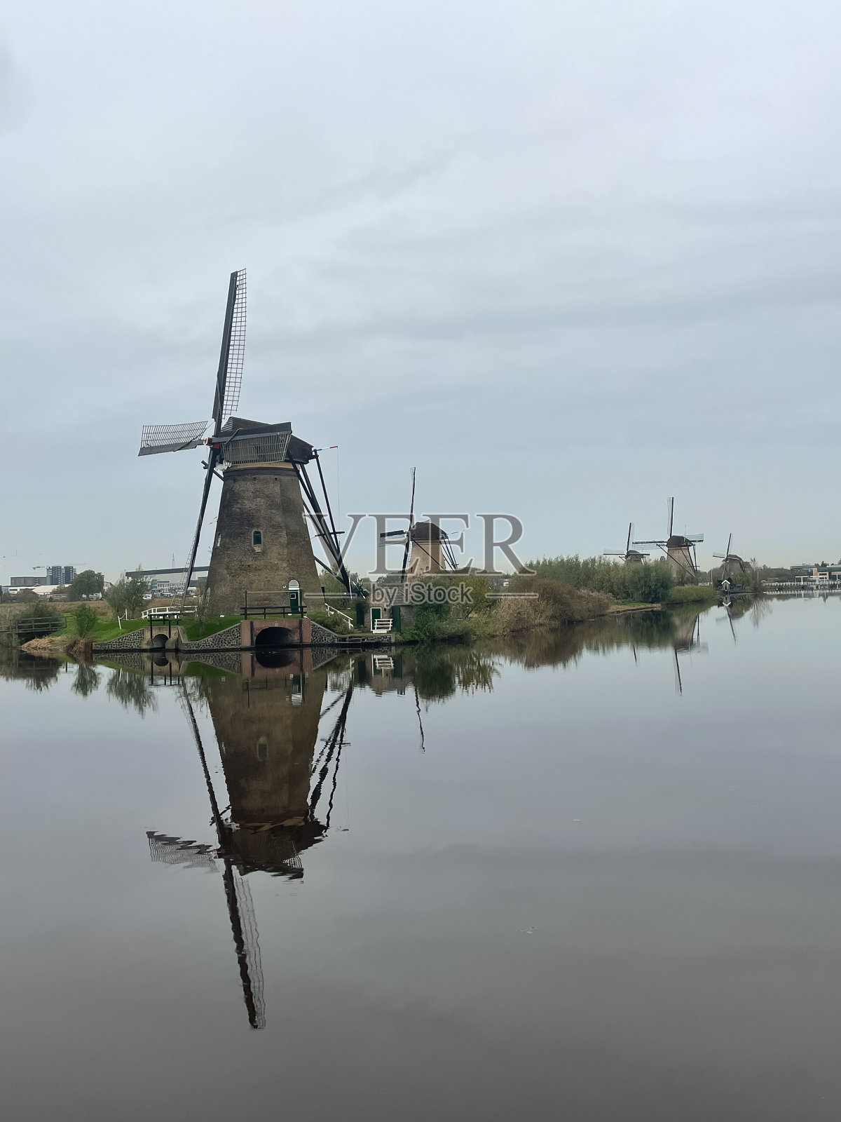 Kinderdijk、荷兰照片摄影图片