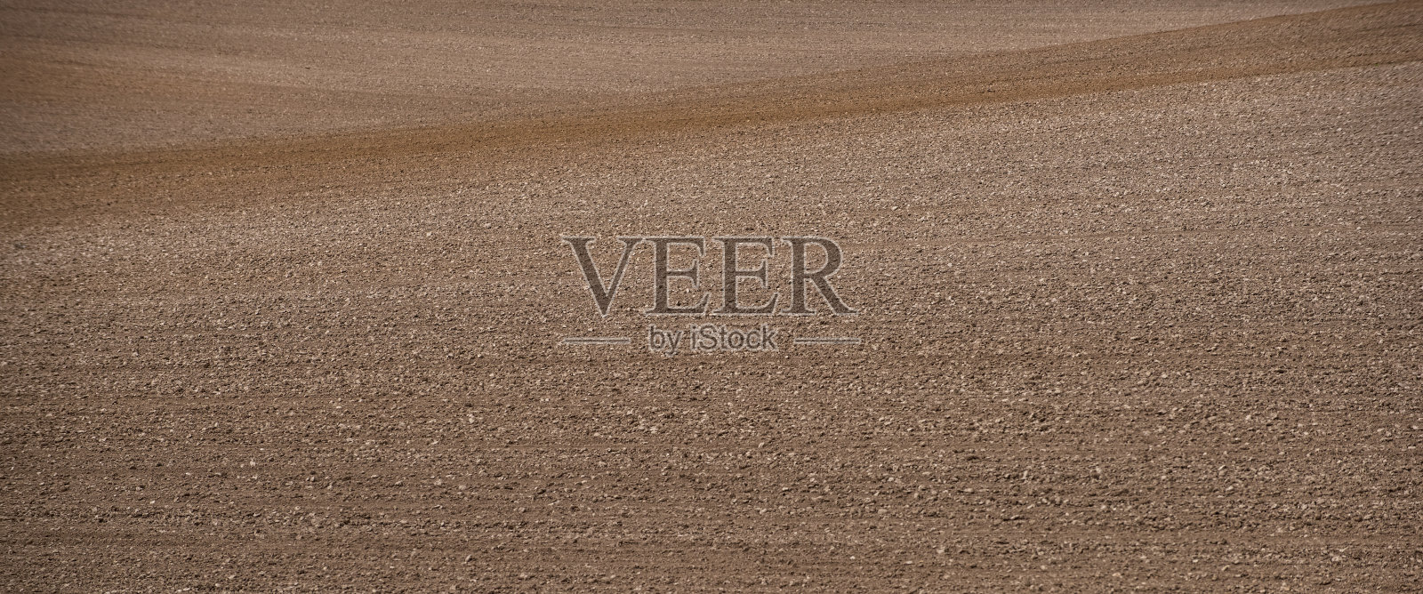 春天田野里的棕色土壤照片摄影图片