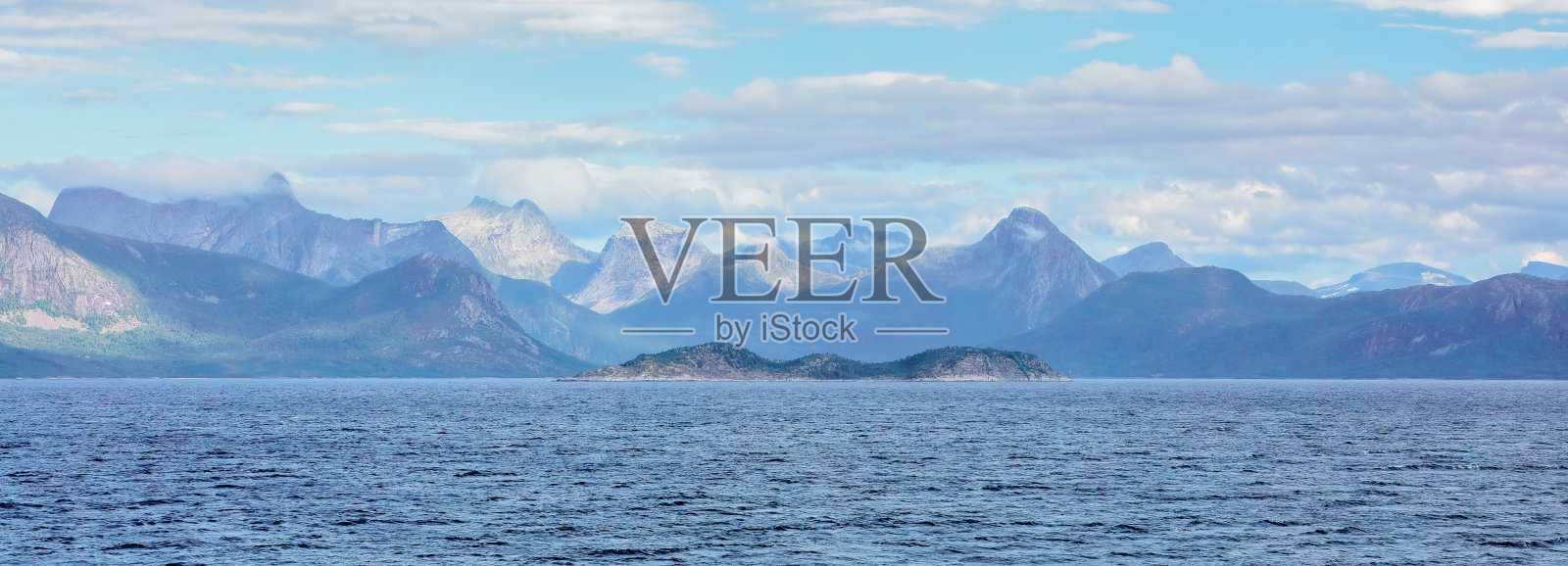 挪威罗弗敦群岛全景照片摄影图片