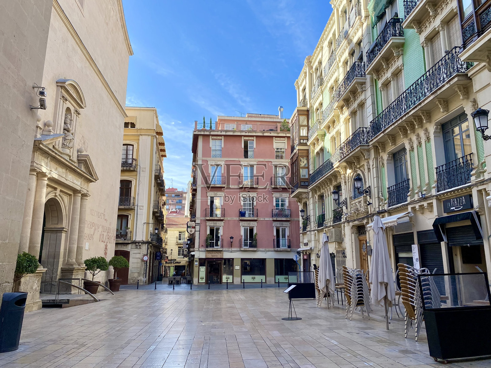 西班牙阿利坎特 Plaza del Abad Penalva照片摄影图片