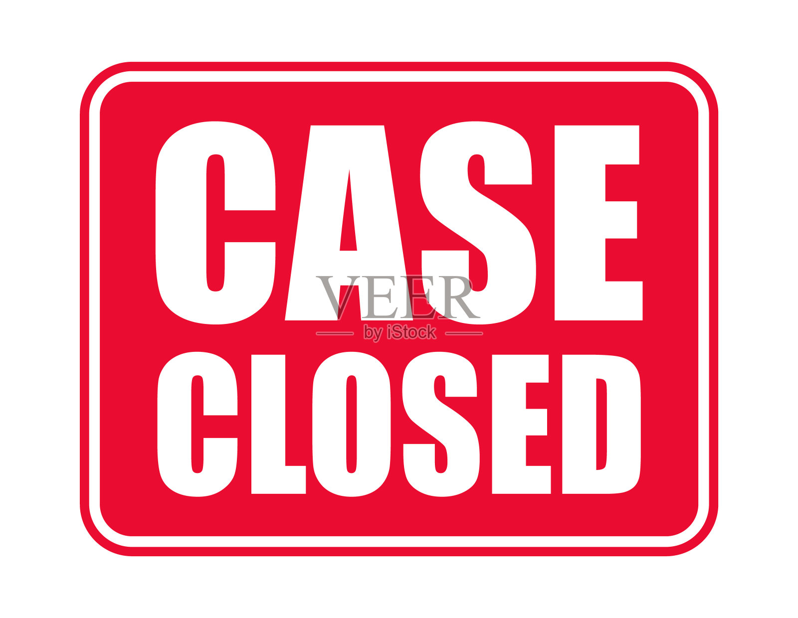 采购产品Case Closed Sign, Vector, Template, Label, Typescript, Banner, Label插画图片素材
