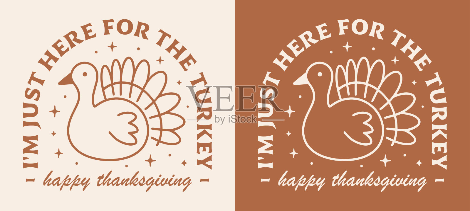 感恩节快乐有趣的讽刺讽刺的名言贺卡我只是来这里的火鸡衬衫设计秋季美学印刷装饰海报插画图片素材