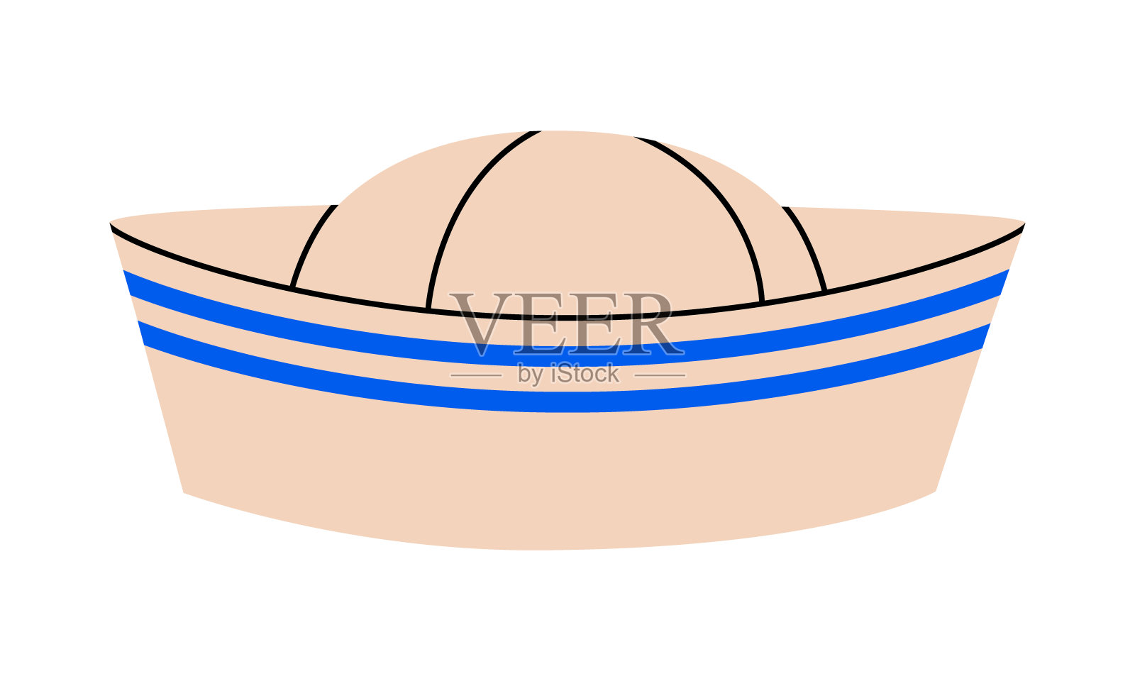 水手帽插图插画图片素材