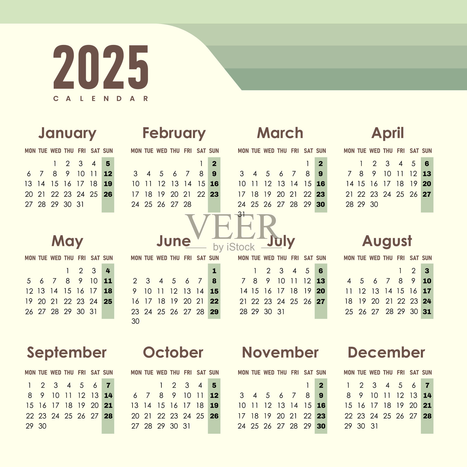 年历插画图片素材