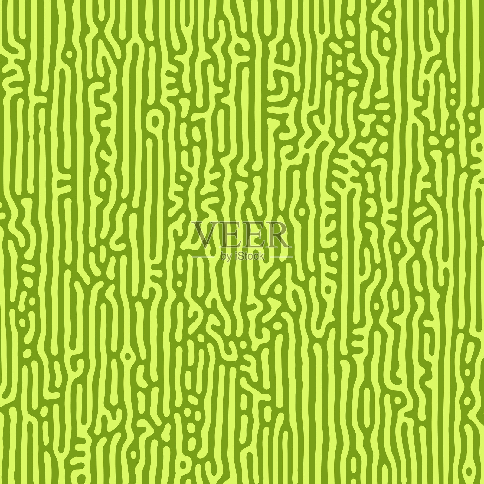 亮绿色的都灵风格图案设计背景插画图片素材