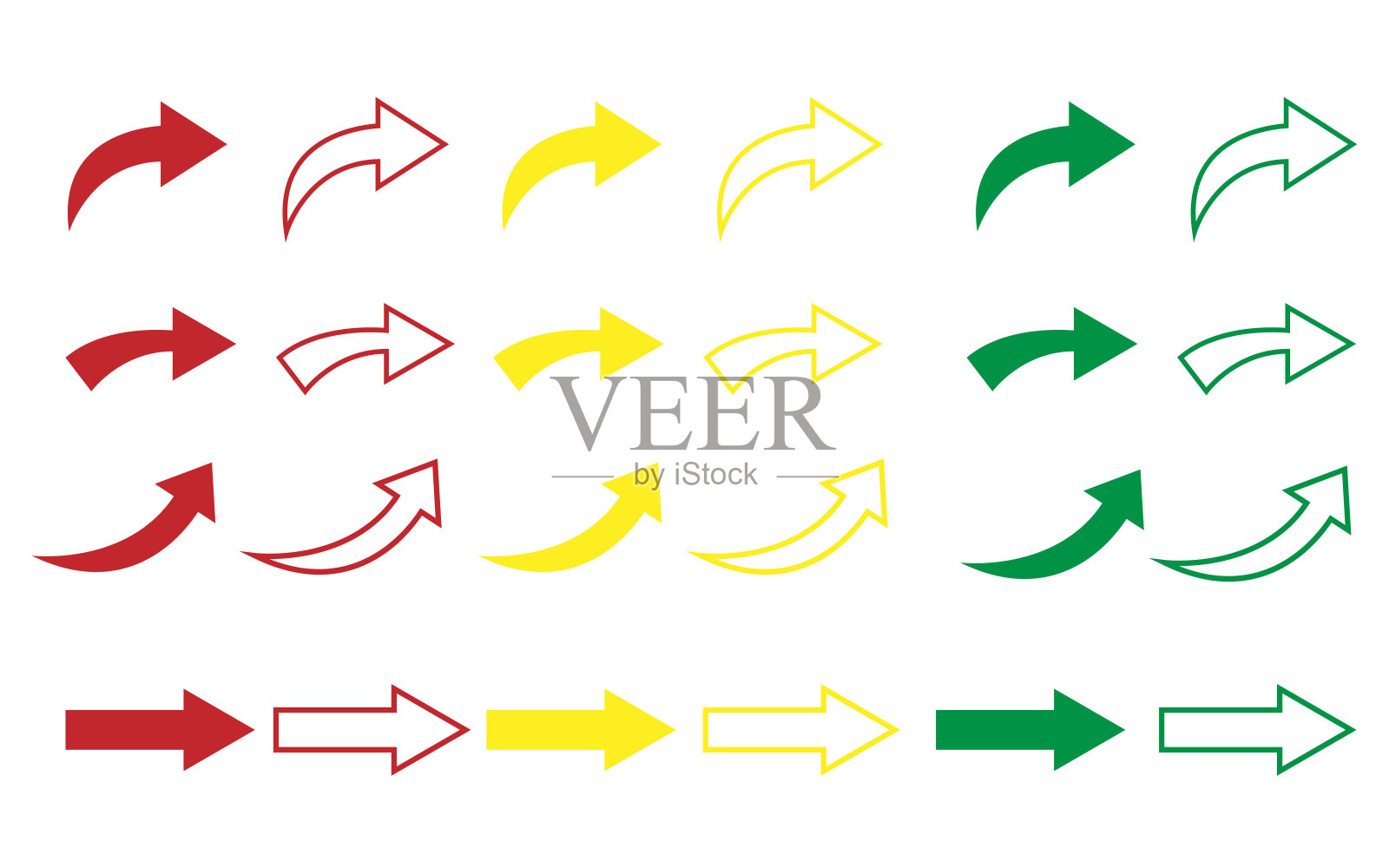 箭头插画图片素材