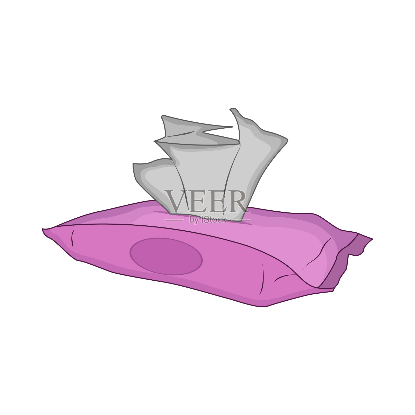 湿巾插画图片素材