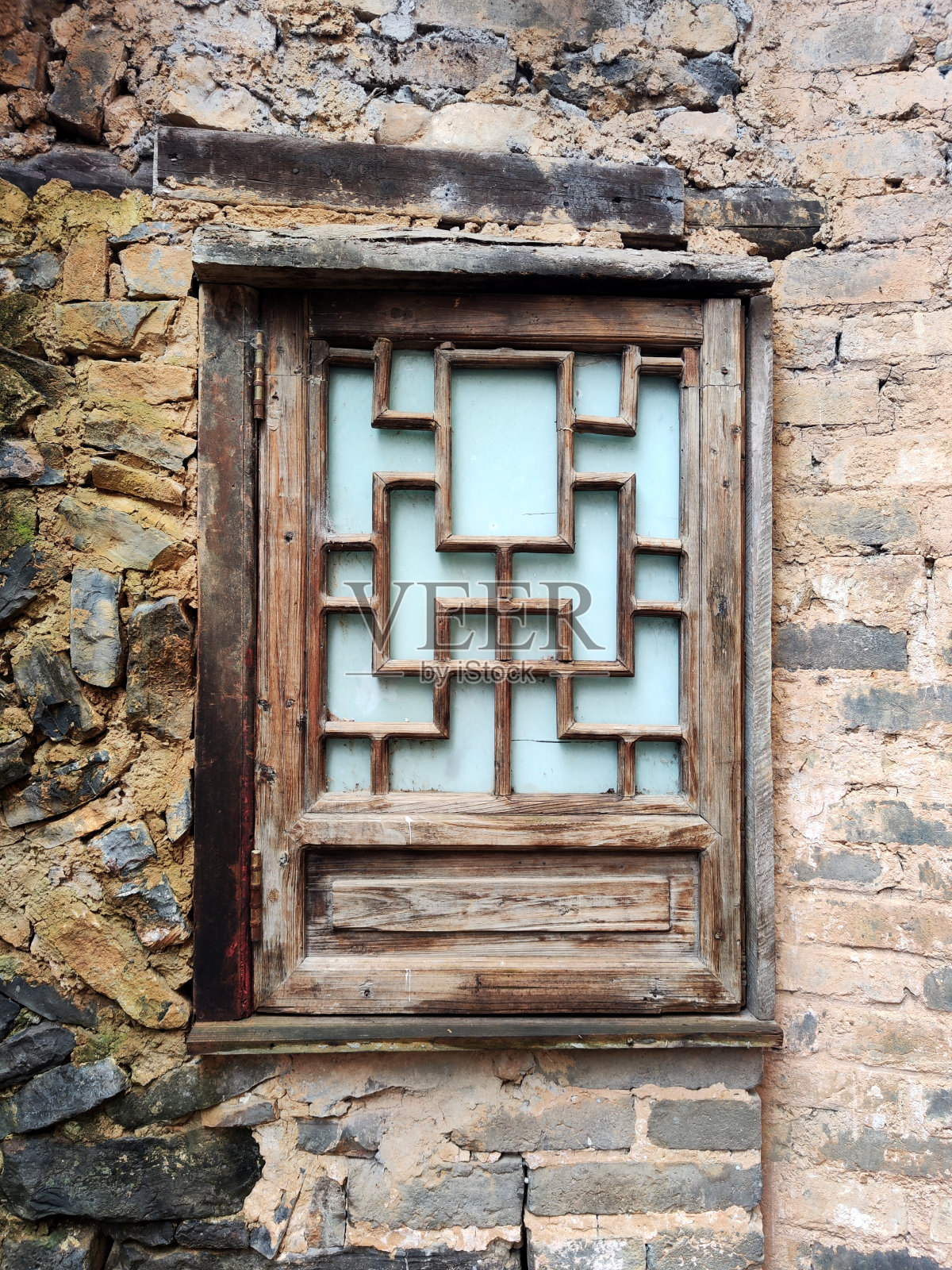 中国广西壮族自治区黄窑古镇橱窗照片摄影图片