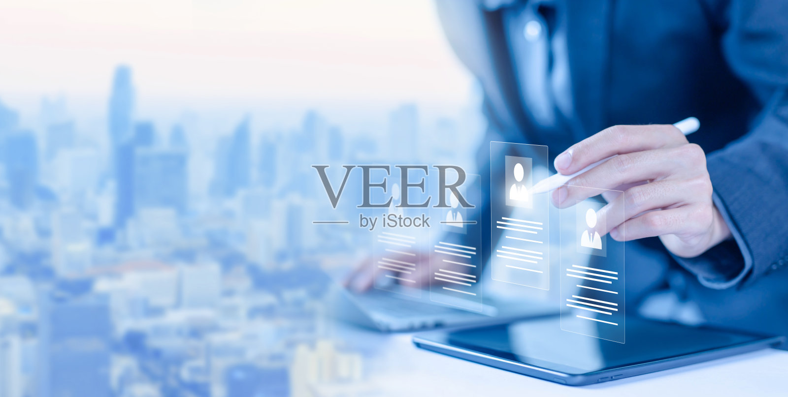 人力资源，招聘和团队合作照片摄影图片