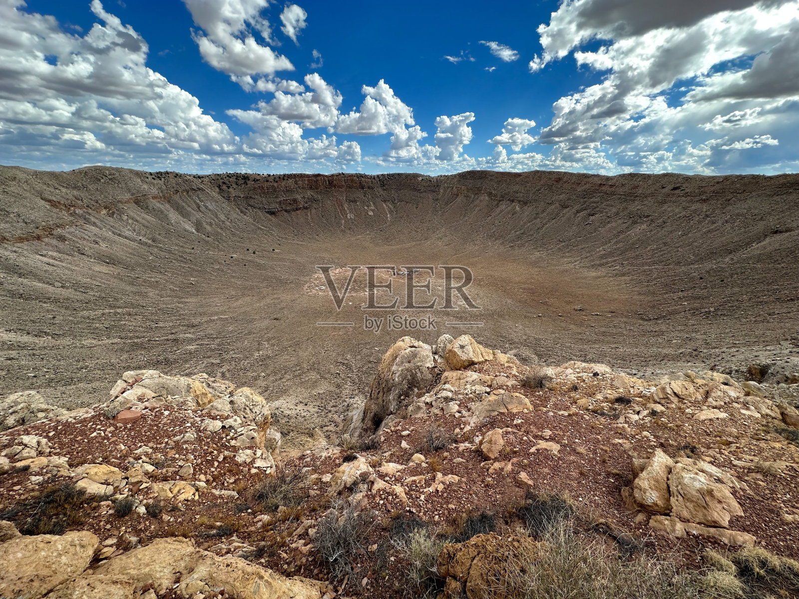 新墨西哥陨石坑照片摄影图片