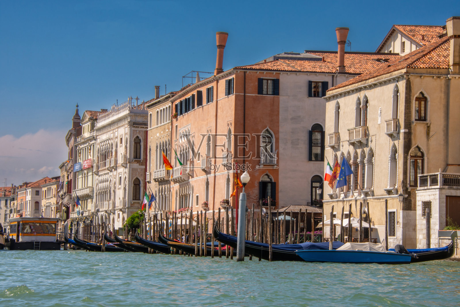 威尼斯的建筑照片摄影图片