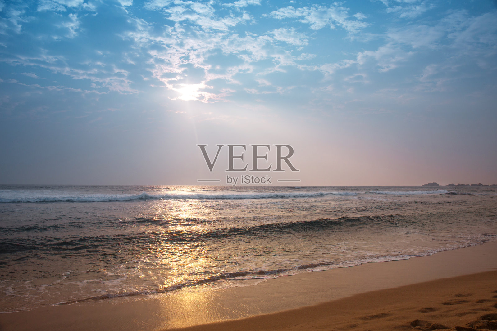 印度洋沿岸美丽的海景照片摄影图片