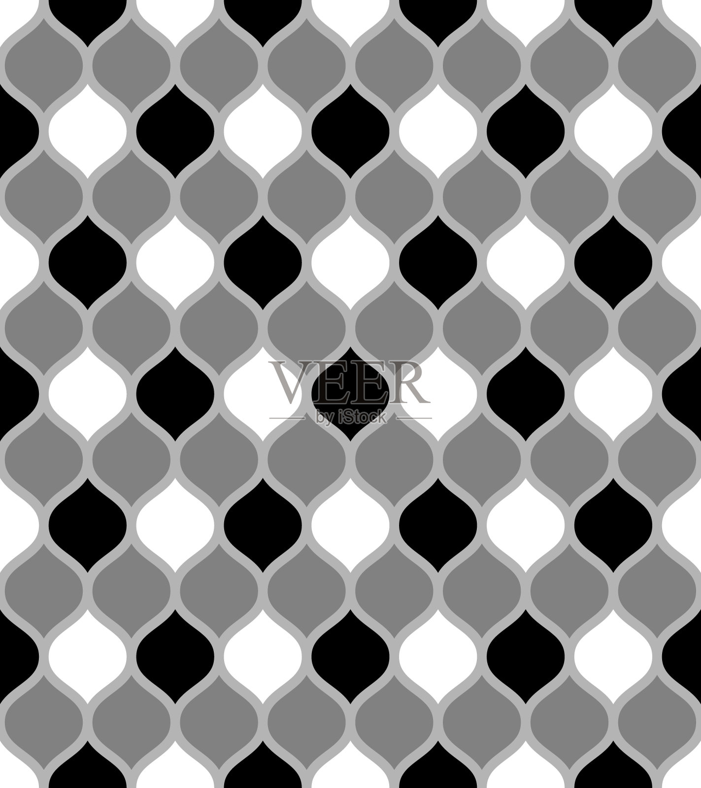 几何网格图案插画图片素材