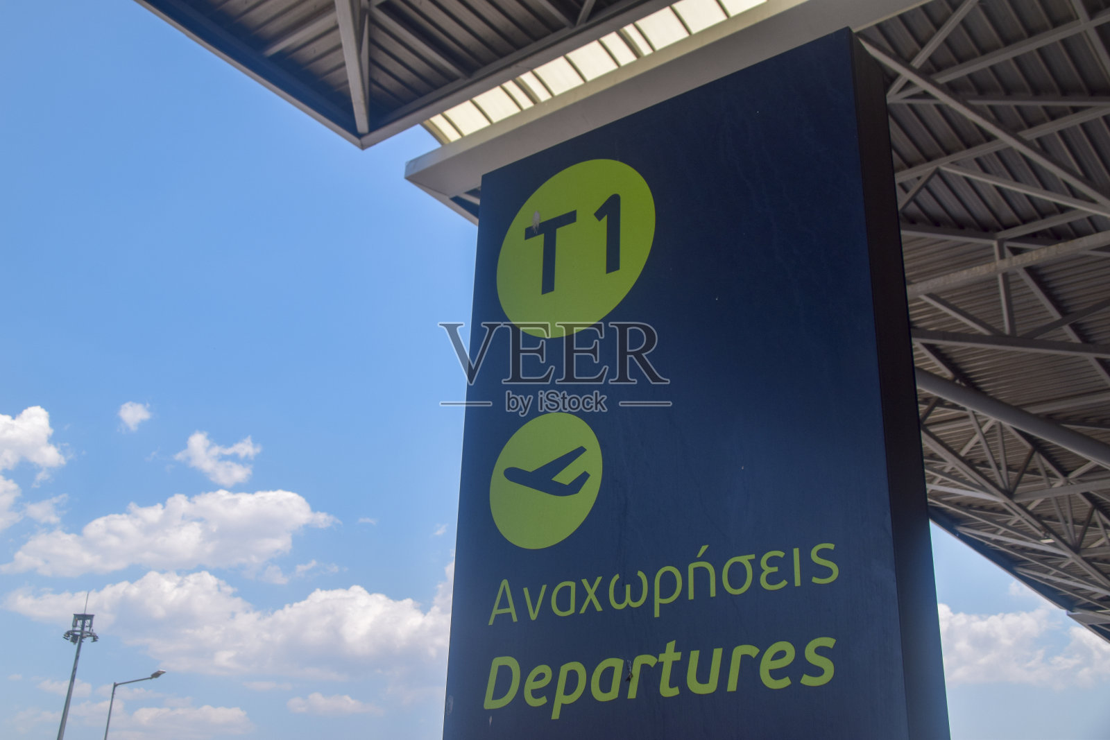 塞萨洛尼基机场照片摄影图片