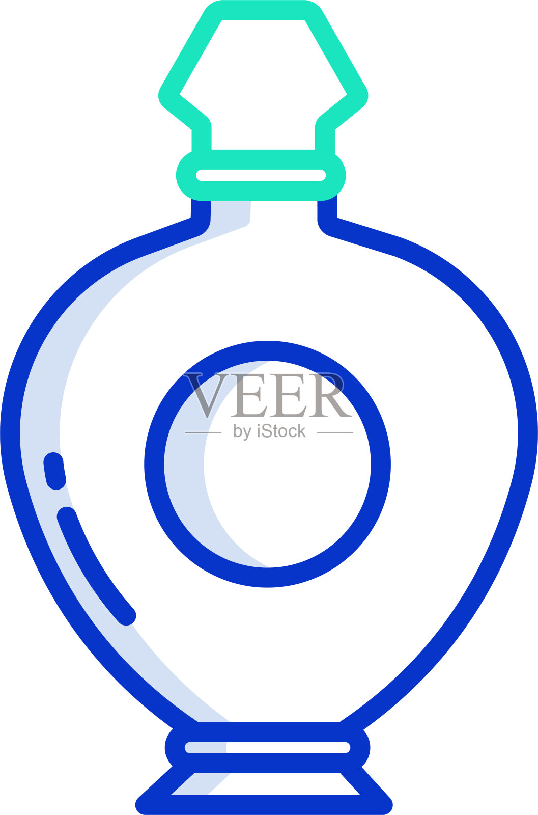 指甲油轮廓颜色矢量插图插画图片素材