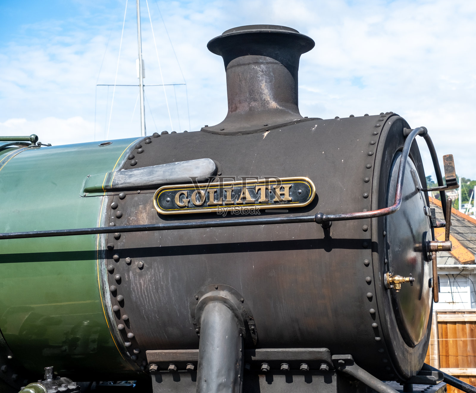 达特茅斯蒸汽铁路上历史悠久的蒸汽火车照片摄影图片