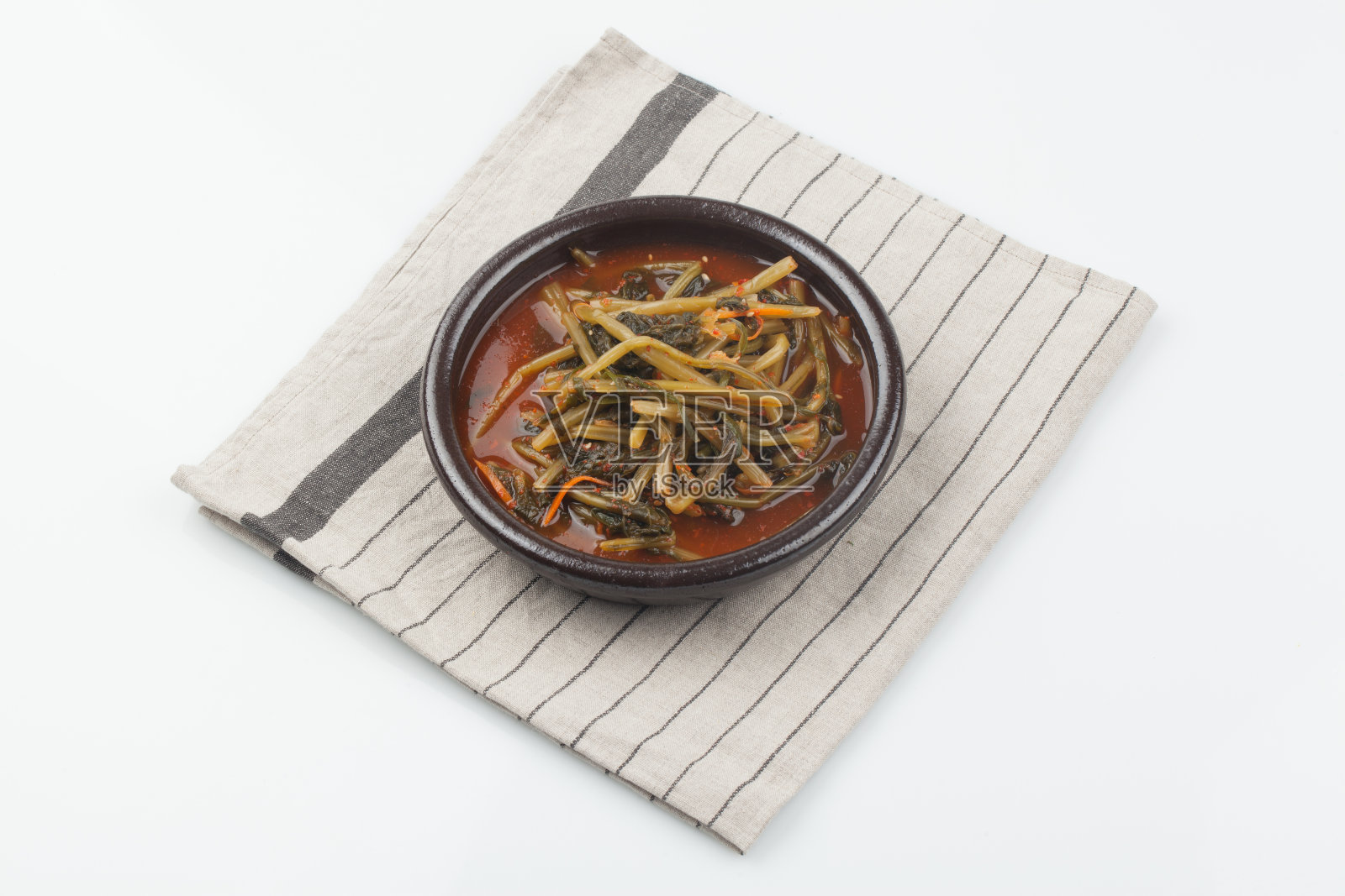 泡菜是一种面食。它主要在夏天吃。照片摄影图片